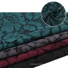 Tejidos de bordado de encaje nigeriano de punto tejido para ropa para ropa